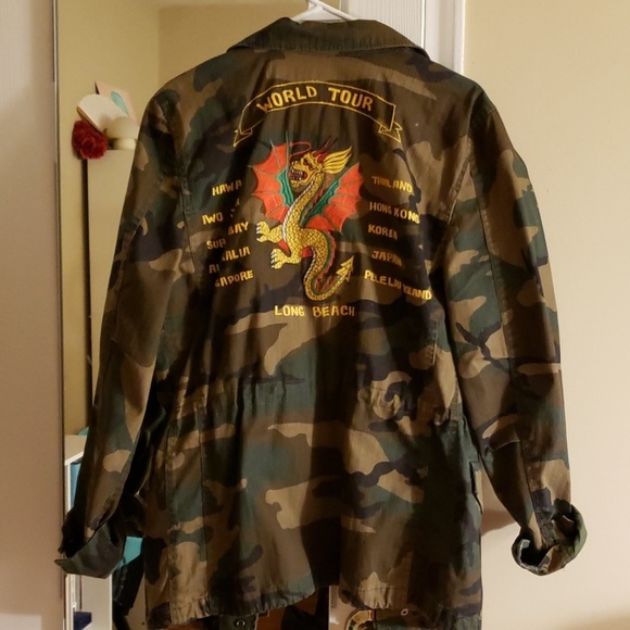 Alpha Industries Jackets & Blazers - Alpha Industries Camo Dragon Tour Field Coat NWOT